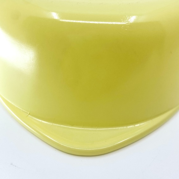 💛 Vintage Glasbake J514 Yellow 2 Qt Casserole Dish w/ Lid Buttery Pastel MCM 💛 - Picture 7 of 15